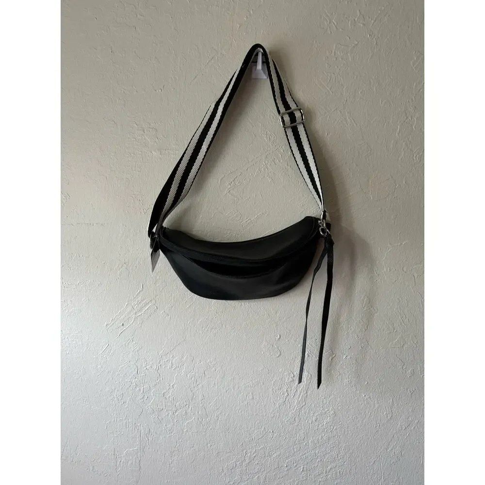 NWT Black Crossbody Sling / Belt Bag/ Fanny Pack with Adjustable Strap